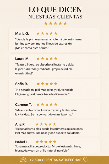 Sérum facial antienvejecimiento
