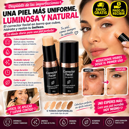 Corrector Facial en Barra