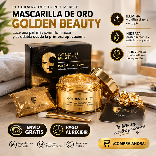 Mascarilla Exfoliante de Oro GoldenBeauty