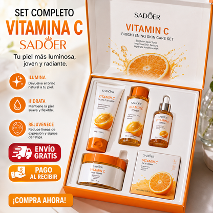 ADOER Vitamina C: ¡El Secreto para una Piel Más Luminosa, Suave y Radiante