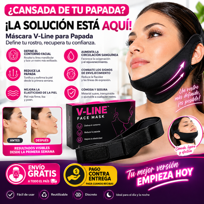 Máscara V-Line para papada — Ayuda a Definir y Afinar el Contorno Facial