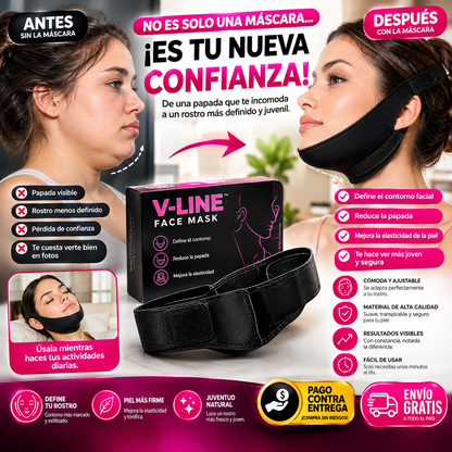 Máscara V-Line para papada — Ayuda a Definir y Afinar el Contorno Facial