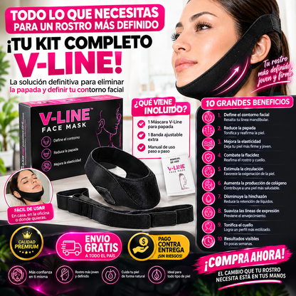 Máscara V-Line para papada — Ayuda a Definir y Afinar el Contorno Facial