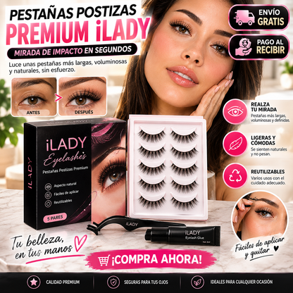 Pestañas Postizas Premium iLady