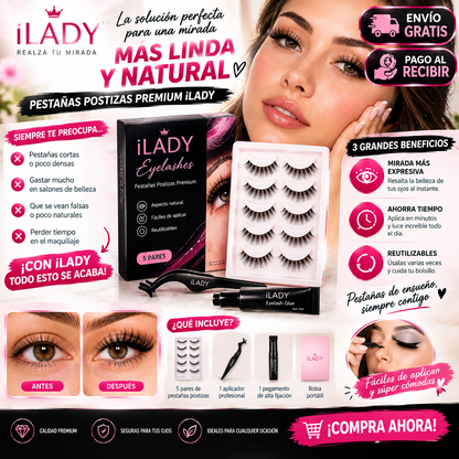 Pestañas Postizas Premium iLady