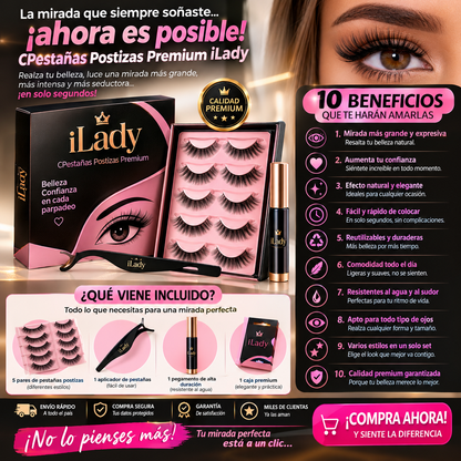 Pestañas Postizas Premium iLady