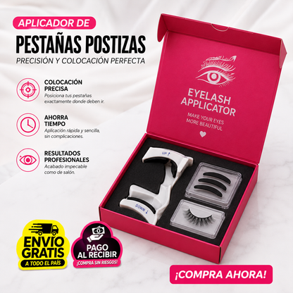 Aplicador de Pestañas Postizas de Plástico – Precisión y Colocación Perfecta