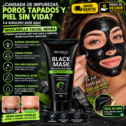 Mascarilla Facial Negra Limpieza Profunda